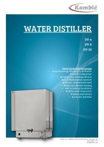 thumbnail of Technical data sheet WATER DISTILERS