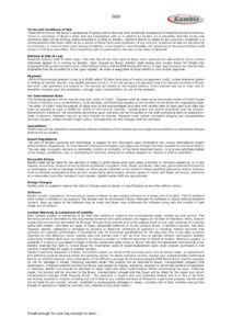 thumbnail of Terms and Conditions Kambic d.o.o., 2026